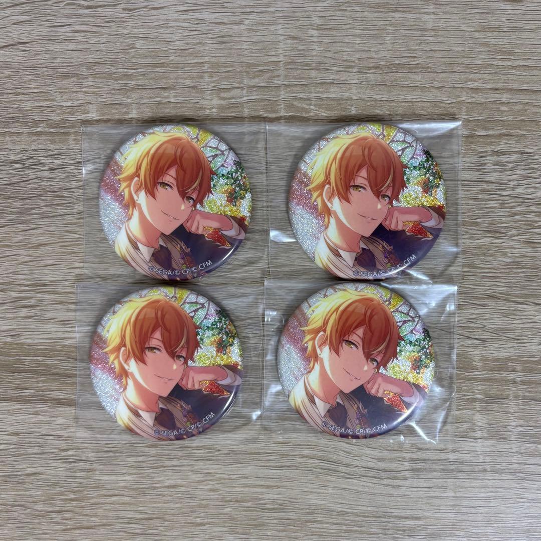 プロセカ 東雲彰人 純ブラ 10A 缶バッジ グリッター缶バッジ