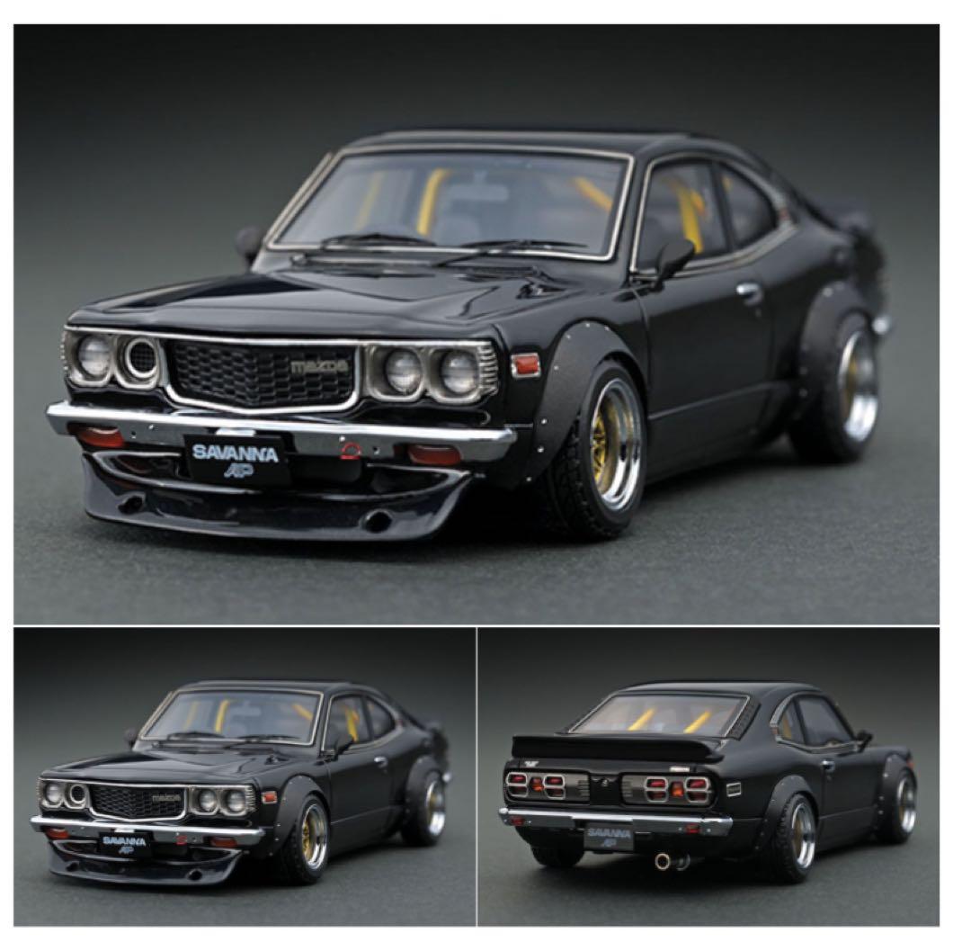 イグニッションモデル　1/43 サバンナ　S124A セミワークス　ブラック
