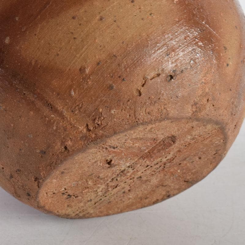 茶道具 備前焼 森宝山造 火襷 茶入 仕覆付 共箱 V 8595 - メルカリ