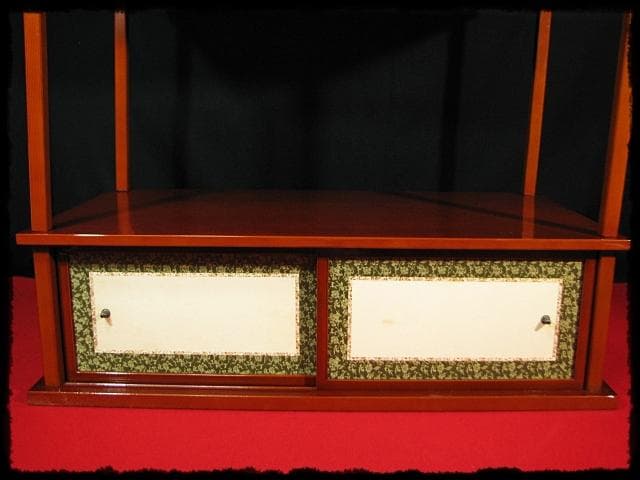 即中斎好 紹鴎棚 糸目 春慶 十三代 無盡宗左 表千家 棚