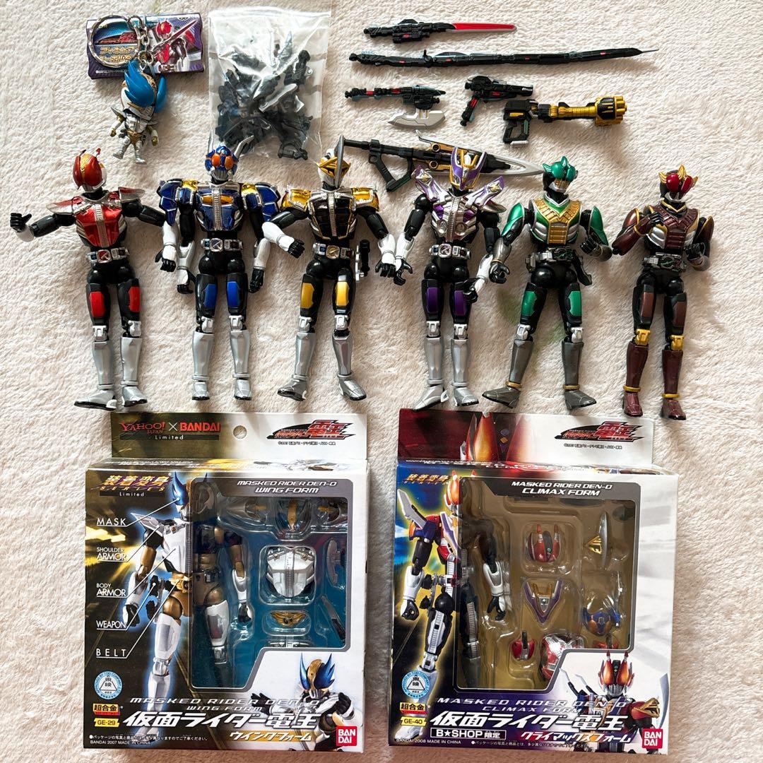 仮面ライダー電王 まとめ売り ソフビ ちびボイス 装着変身 フィギュア