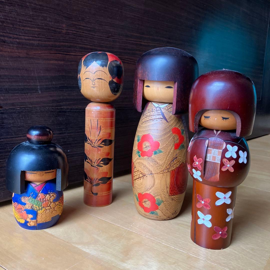 こけし 三体セット C99526476 安価