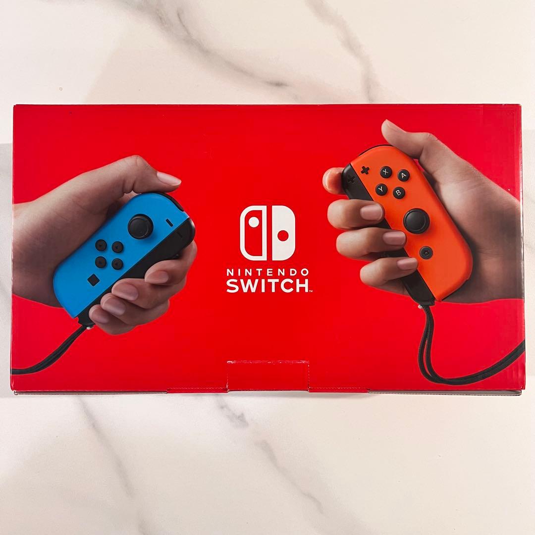 目立つ傷なし・完品Nintendo Switch 本体 (ネオンブルー/レッド)