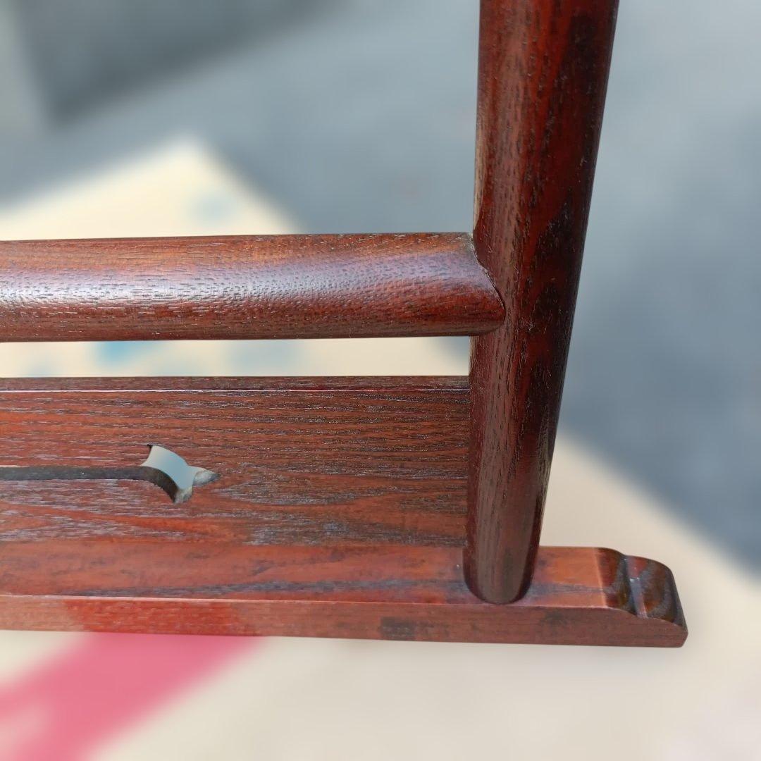 衣桁 服かけ ハンガー 180度回転 衣紋掛け 着物掛け 古道具 和家具の