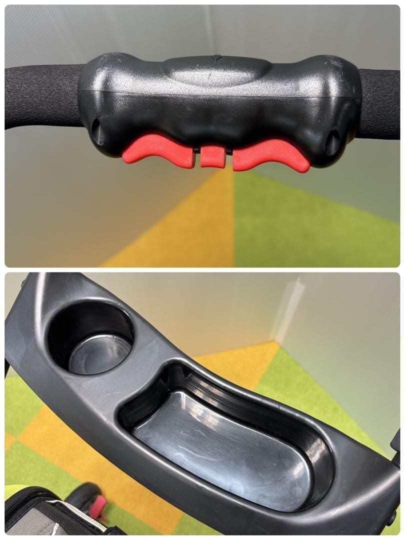 値下げ毛決行！ アイリスオーヤマ ペットカートグリーン 折りたたみ