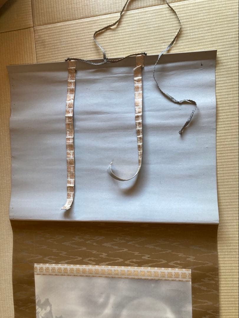 富岡鉄斎 掛け軸 猛虎一声(聲)