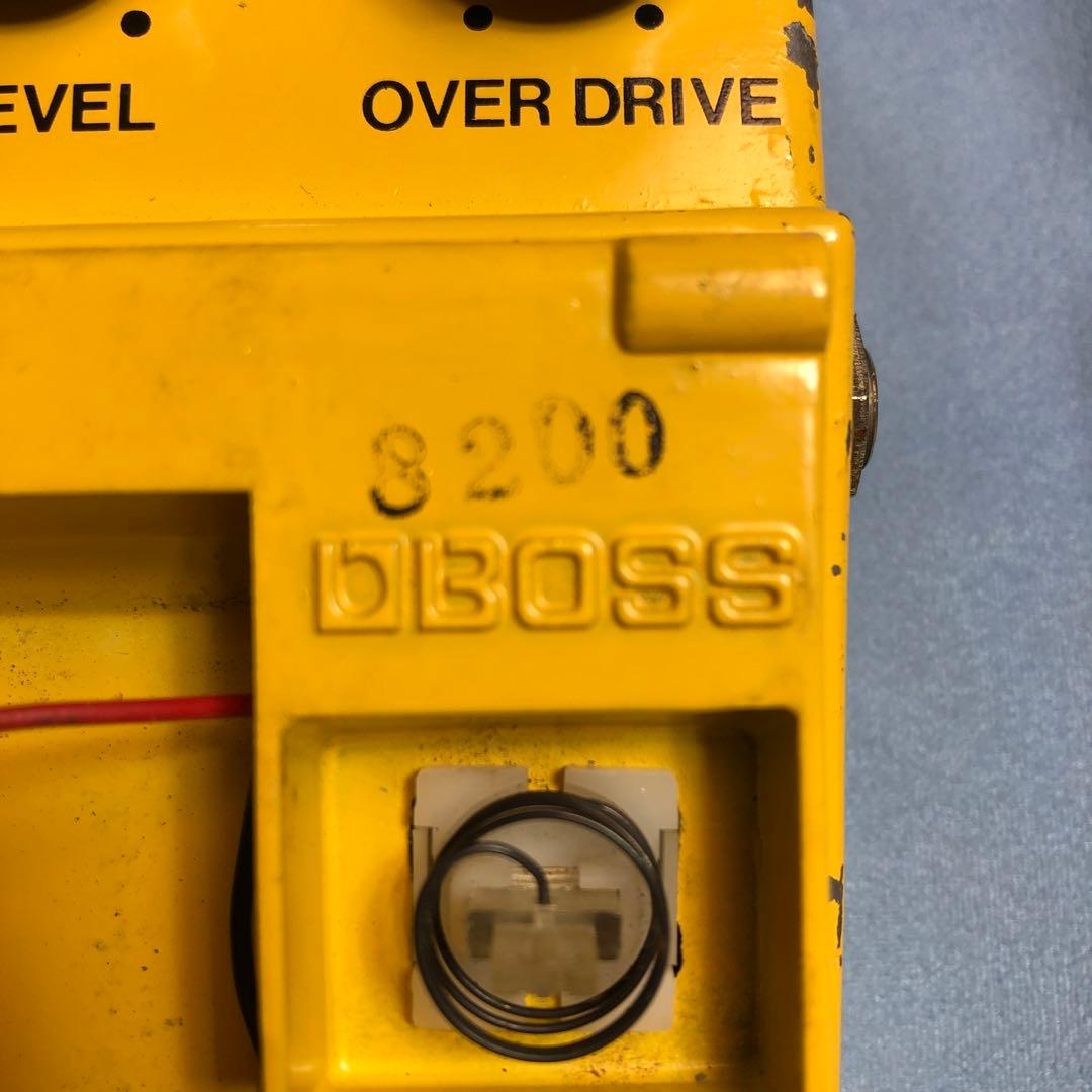 Boss OD－1 オーバードライブ ビンテージ 銀ネジレイセオンクワッドコア