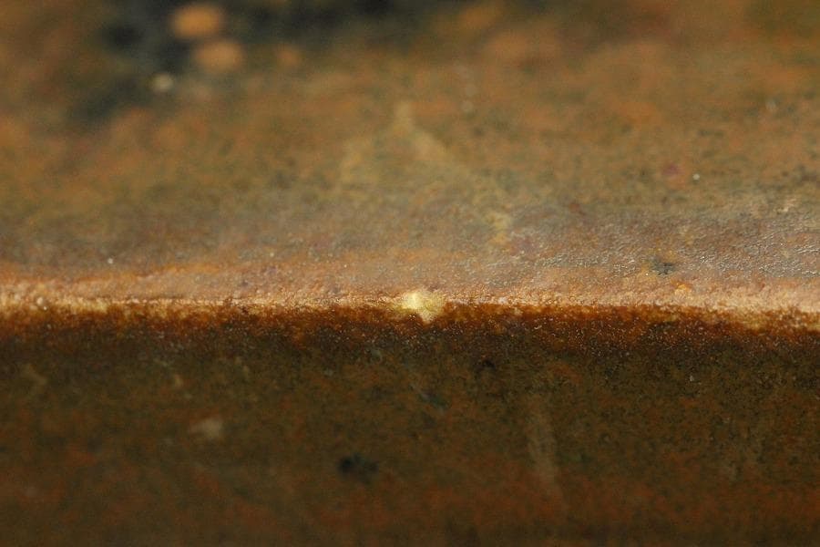 中国美術 鉄釉 茶 四方 茶壷 煎茶(AZ996)