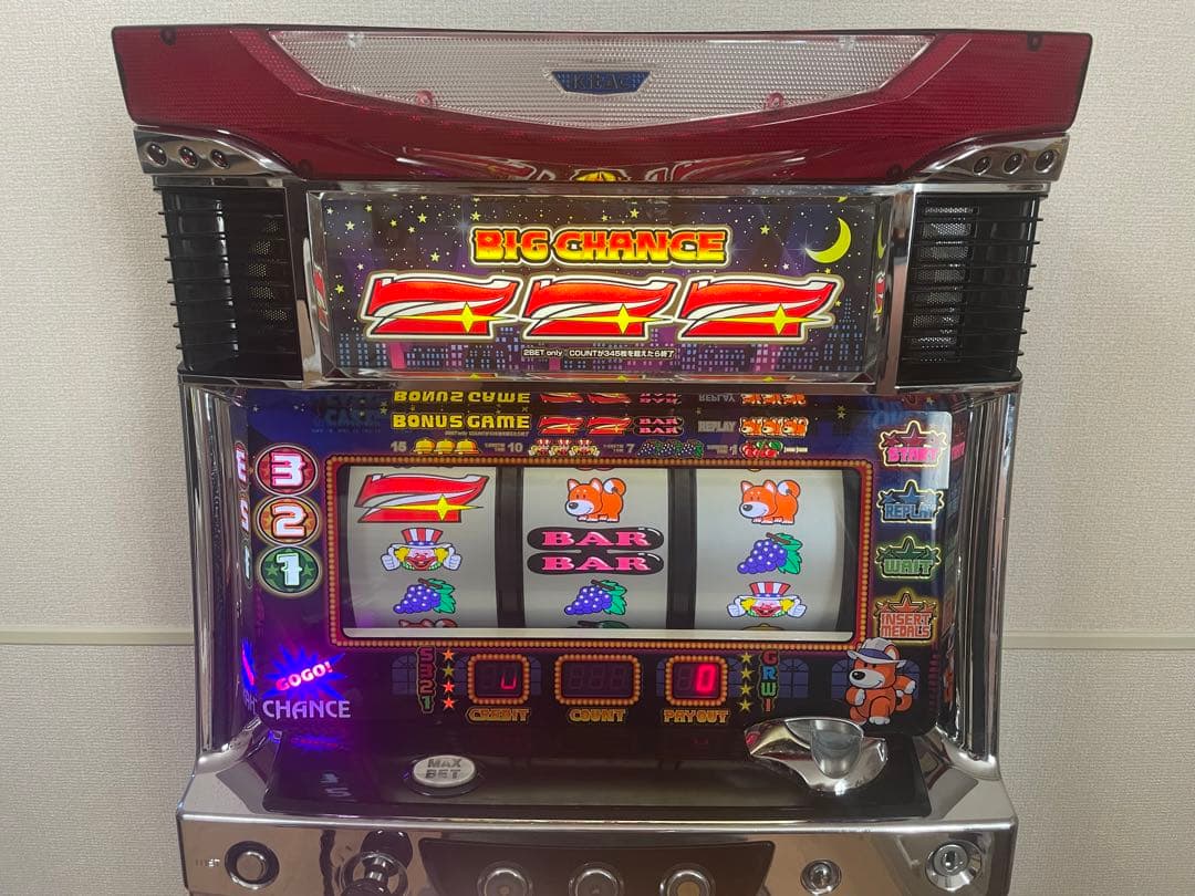 スロット ファンキージャグラー 5号機 実機 コイン不要機