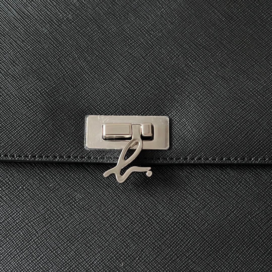 未使用級✨アニエスベー 2Wayハンドバッグ サフィアーノレザー