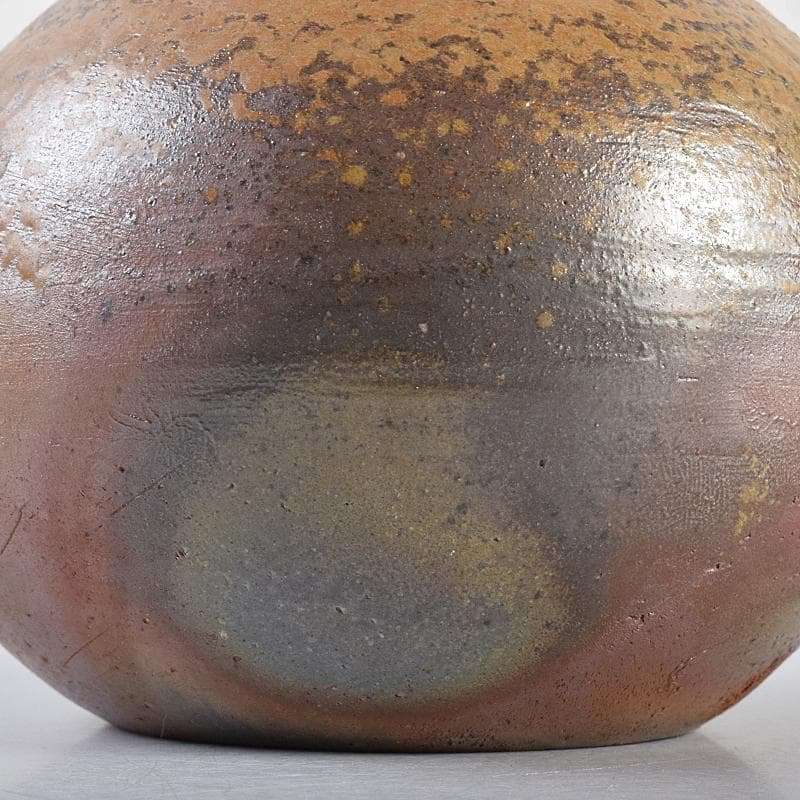 備前焼 伊勢崎満作 瓢箪形 掛花生 共箱 C R7591 - メルカリ