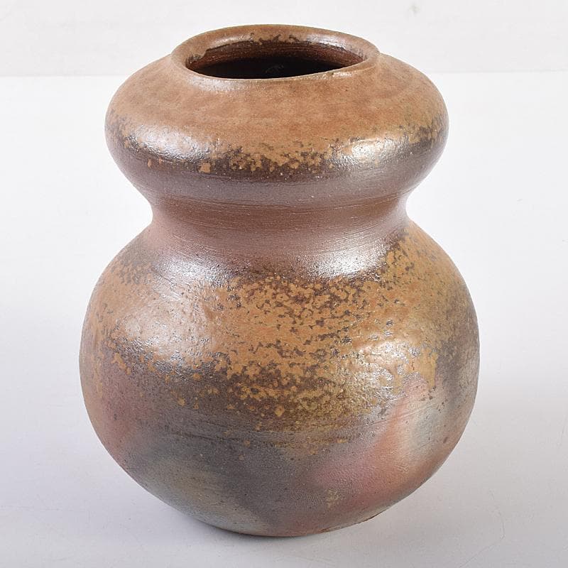 備前焼 伊勢崎満作 瓢箪形 掛花生 共箱 C R7591 - メルカリ