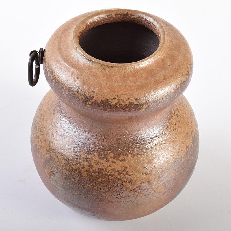 備前焼 伊勢崎満作 瓢箪形 掛花生 共箱 C R7591 - メルカリ