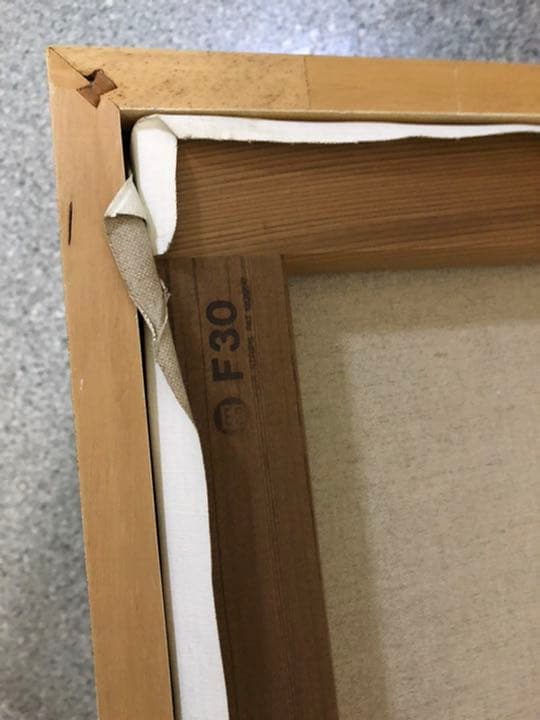 F30アクリルなし 額縁 額 油絵 絵画 ゴールド アンティーク