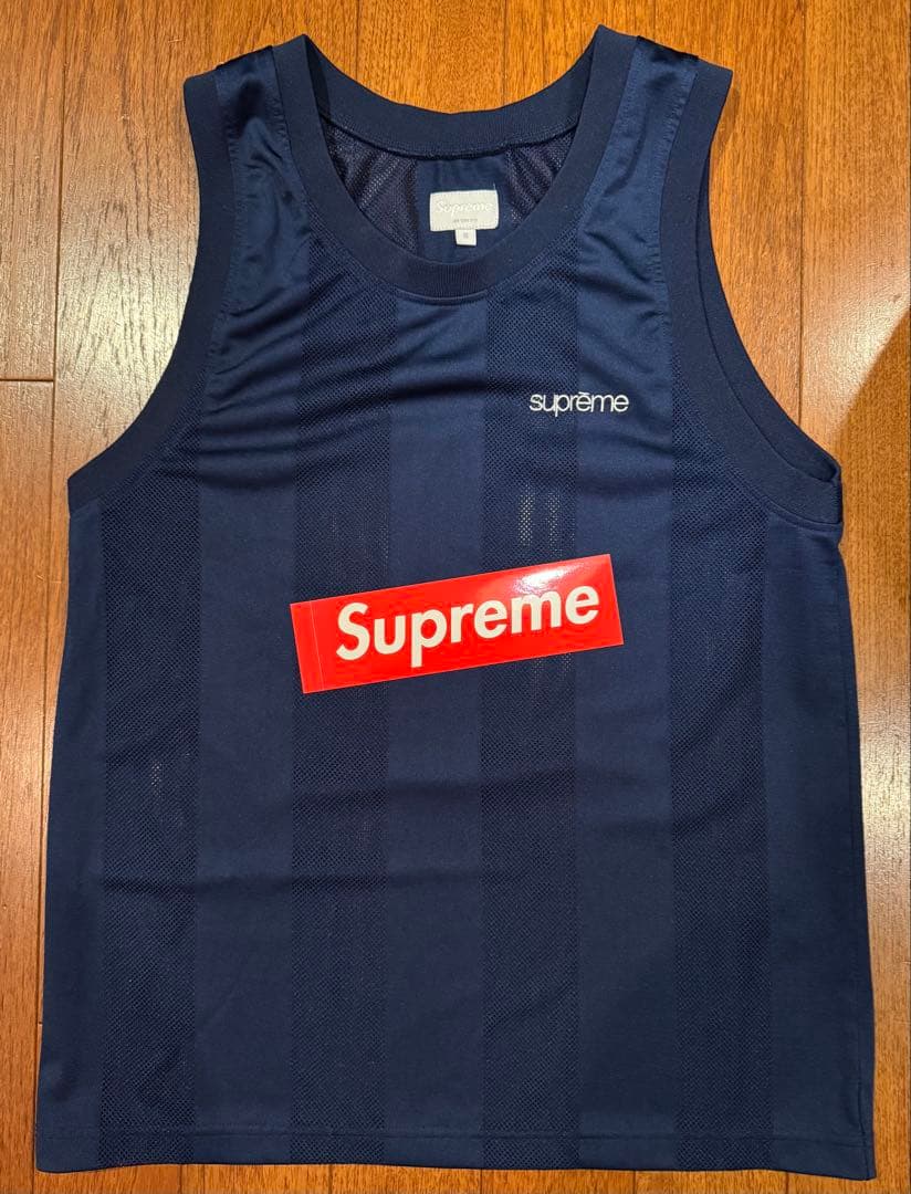 Supreme Mesh Stripe Tank Top タンクトップ メッシュ Supreme Stripe Mesh Tank Top (SS25) - $78