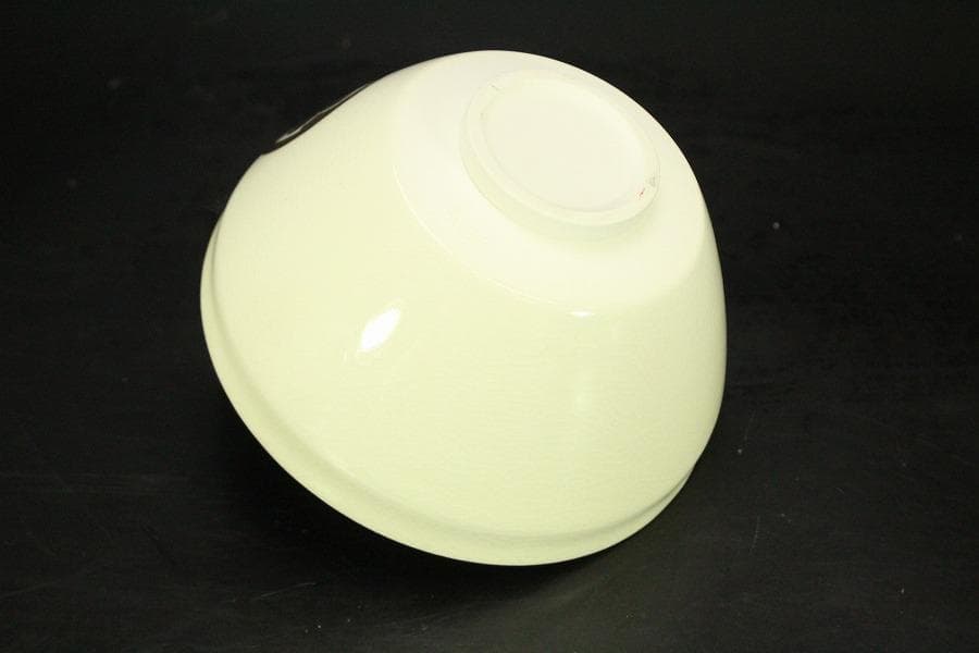 未使用品】茶道具 清水焼 粟田窯 茶碗 金彩金葵紋 岡田暁山作 (メ1224