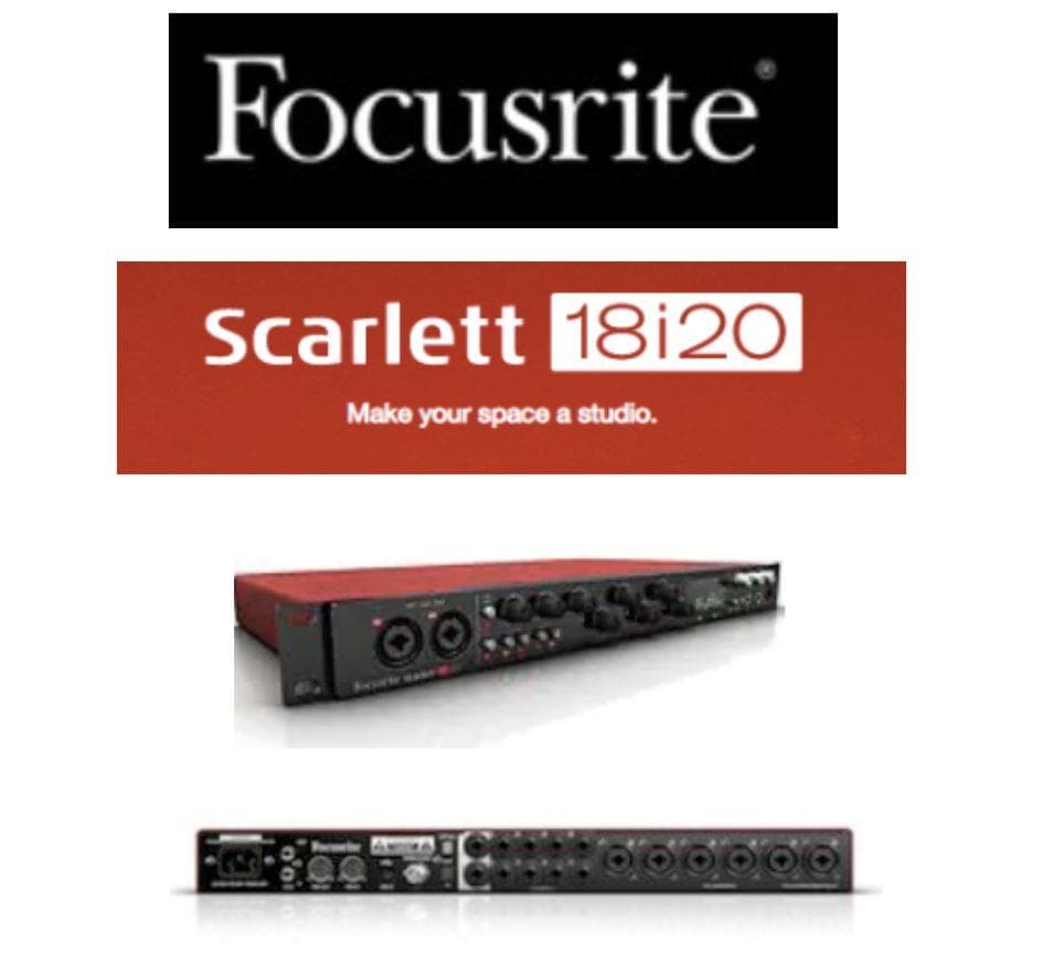 オーディオインターフェース】Focusrite Scarlett 18i20 G1