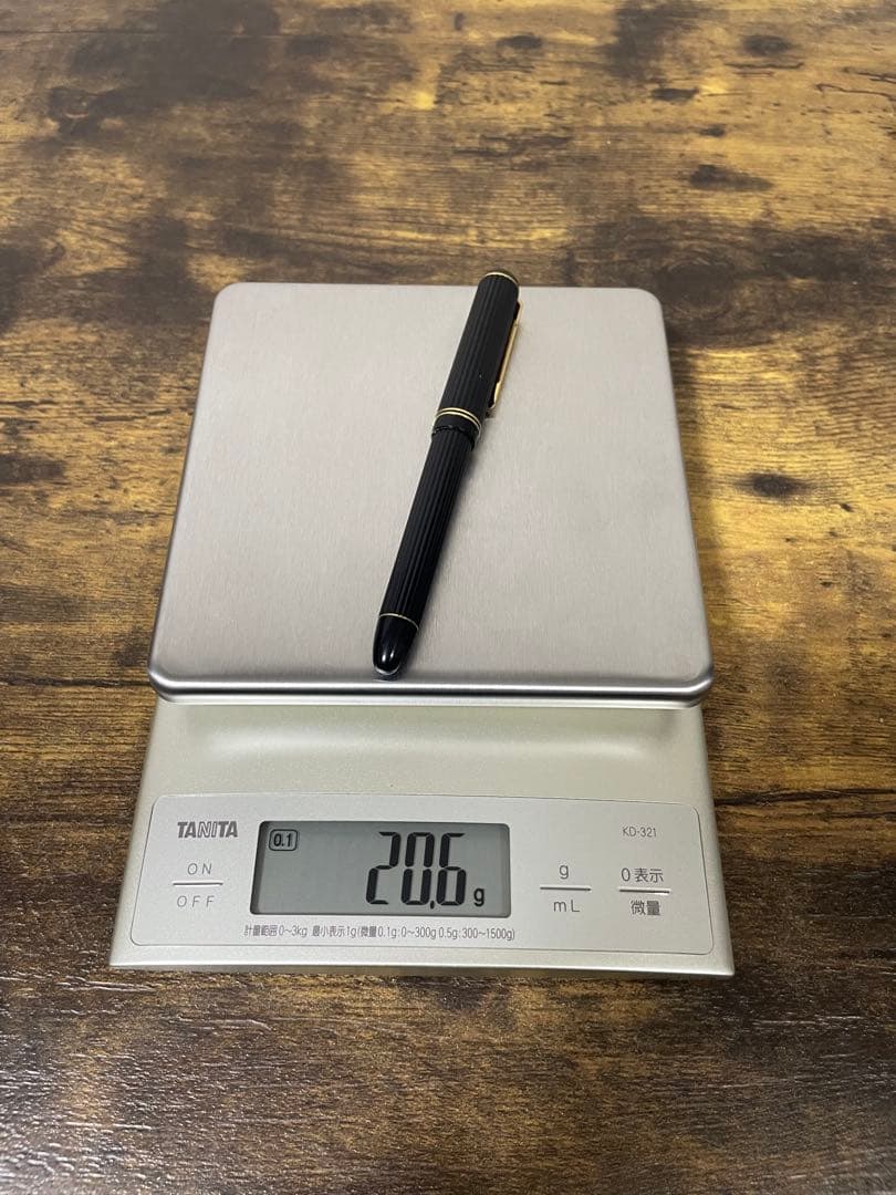 初代 ジャスタス 14金 ゴールド 万年筆 細字 パイロット 嵌合式