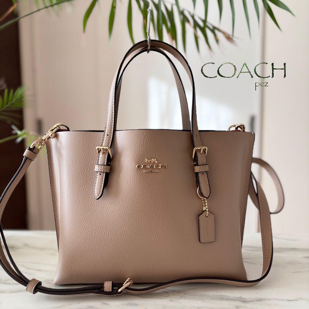 新品同様 COACH コーチ モリー 2way レザーショルダーバッグ - メルカリ