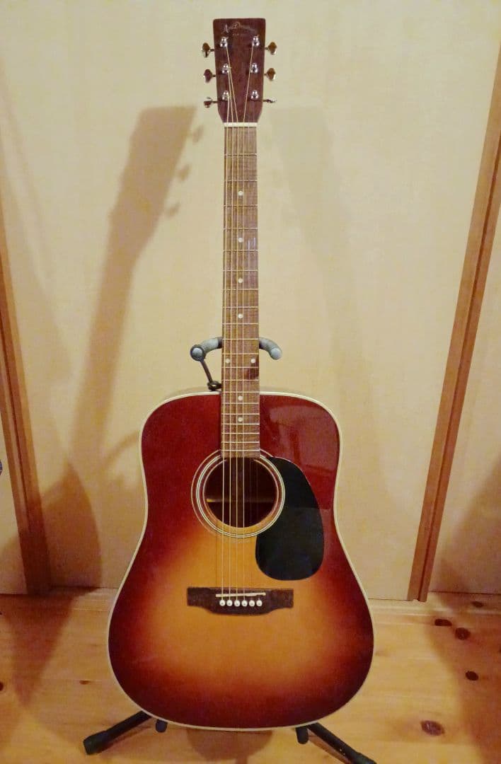 送料込】【美品】アリア ドレッドノート ARIA トップ単板 低弦高 整備済