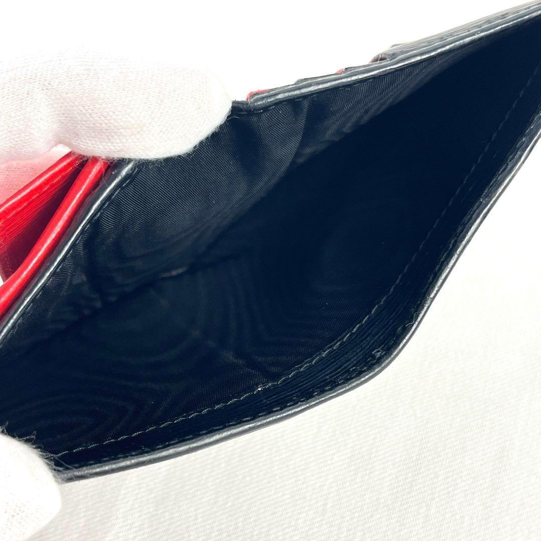 良品 プラダ ヴィッテロ ムーブ バイカラー ミニ財布 RFID・ICチップ