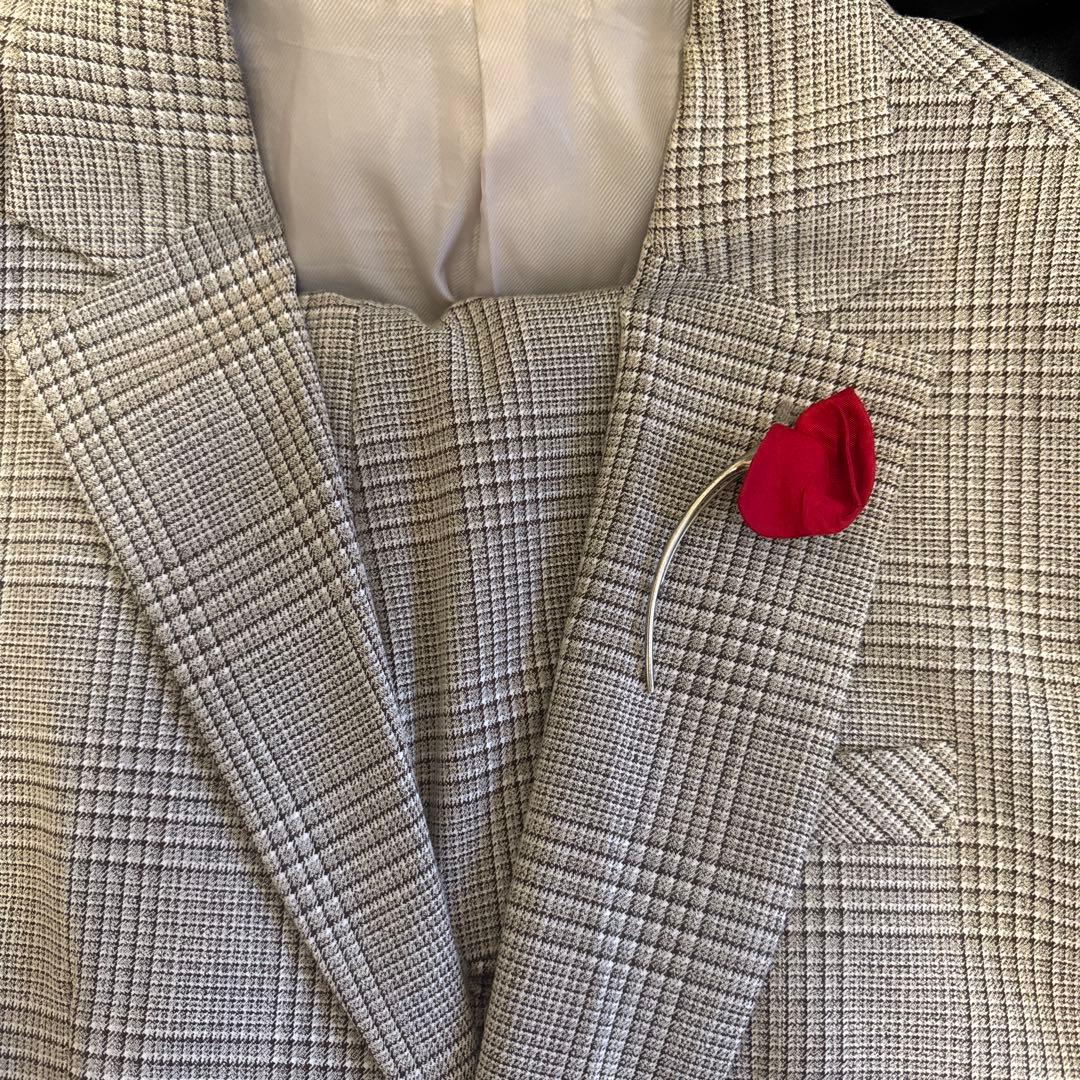 Tiffany & Co. レッドローズブローチ