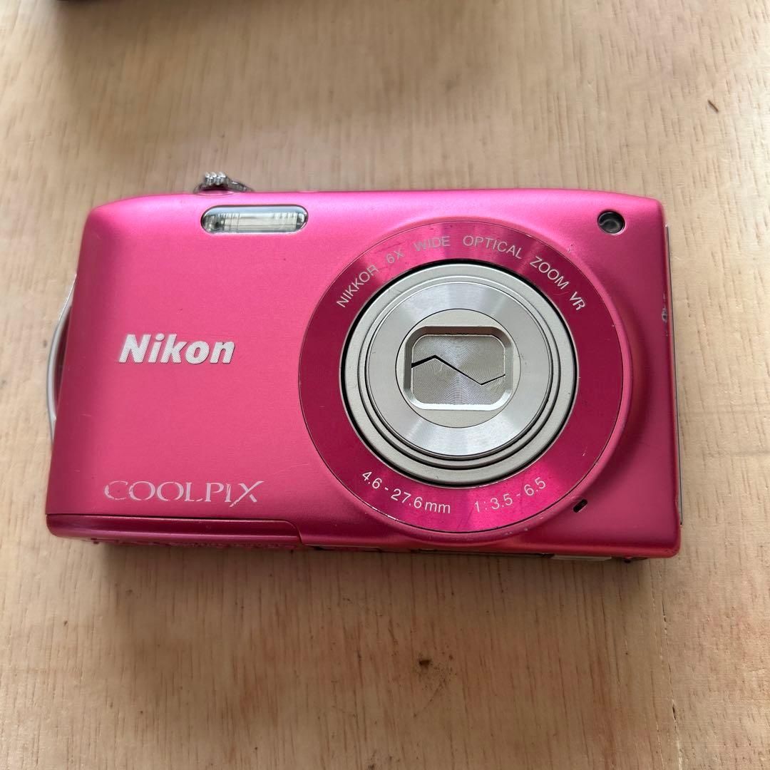 Nikon COOLPIX S3300 ピンク 動作未確認ジャンク品 - メルカリ