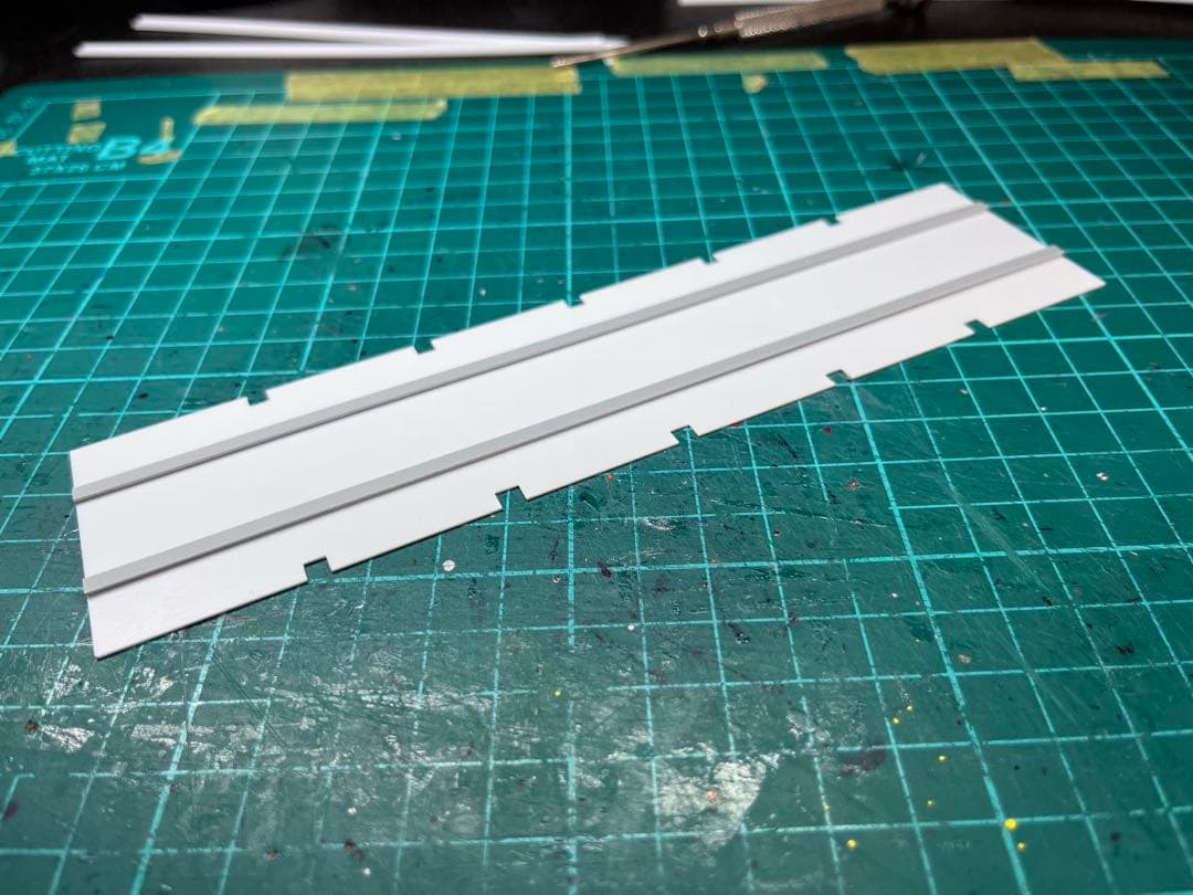 ひろか　1/50 段落ち3軸フラットトレーラー