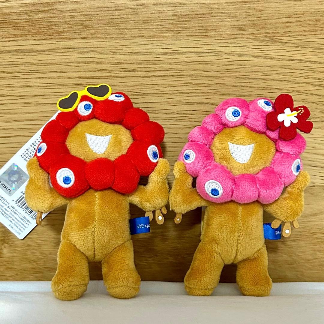 EXPO2025 ミャクミャク 推しカラー ボールチェーンマスコット 日焼け