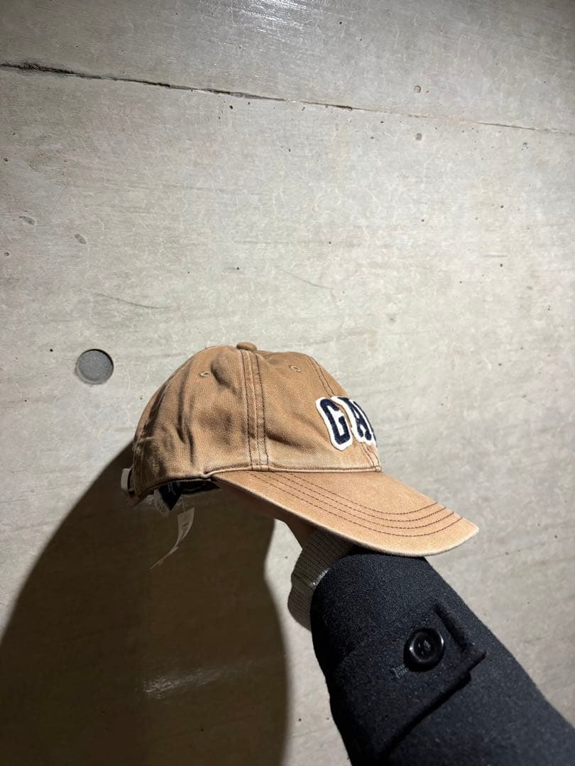 90's old gap ブラウン cap オールドギャップ 刺繍 デッド