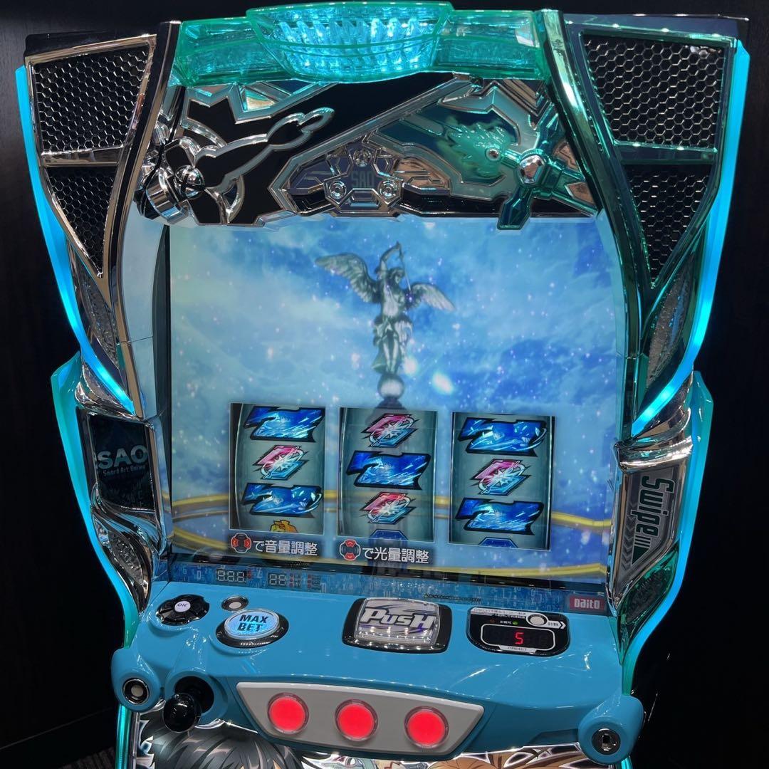 パチスロ実機 スマスロ ソードアート・オンライン 送料無料 L108618693