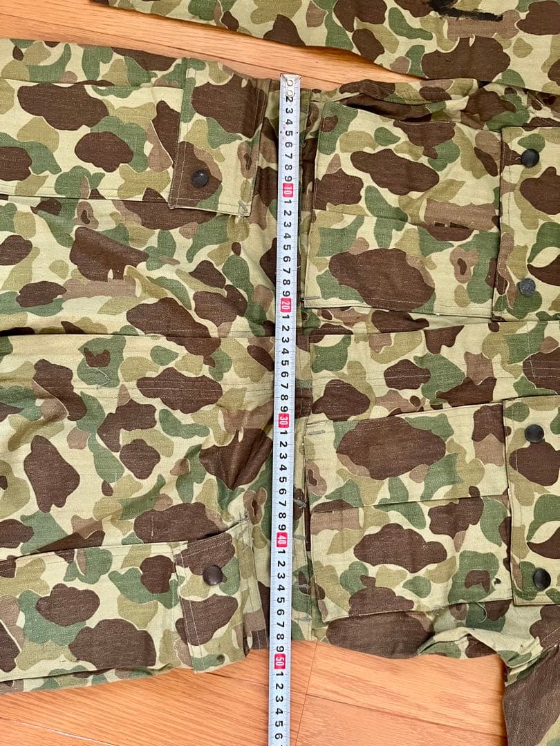 40s U.S.ARMY ダックハンターカモHBT 本物実物デッドストック PW