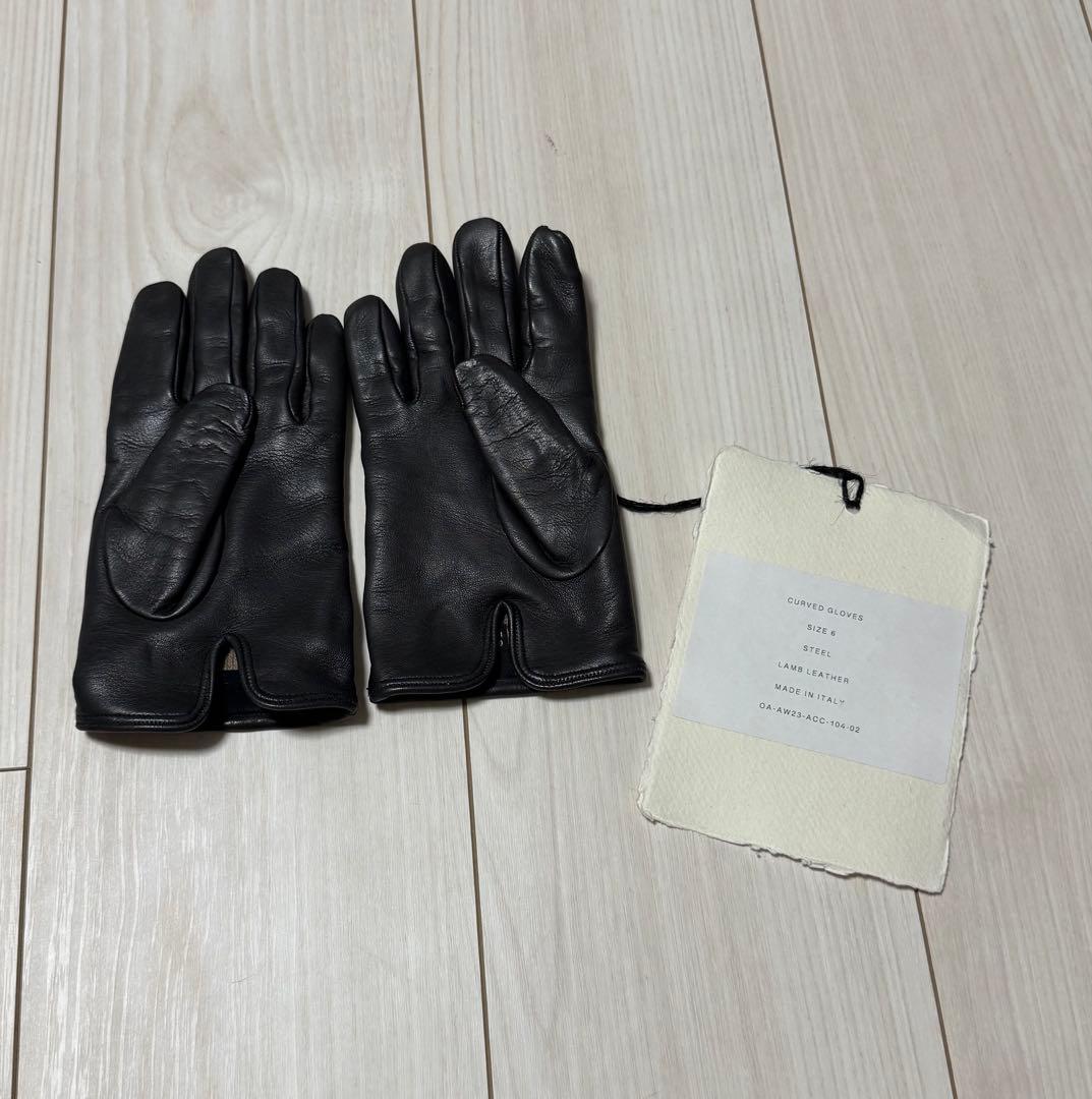 24AW OMAR AFRIDI CURVED GLOVES STEE