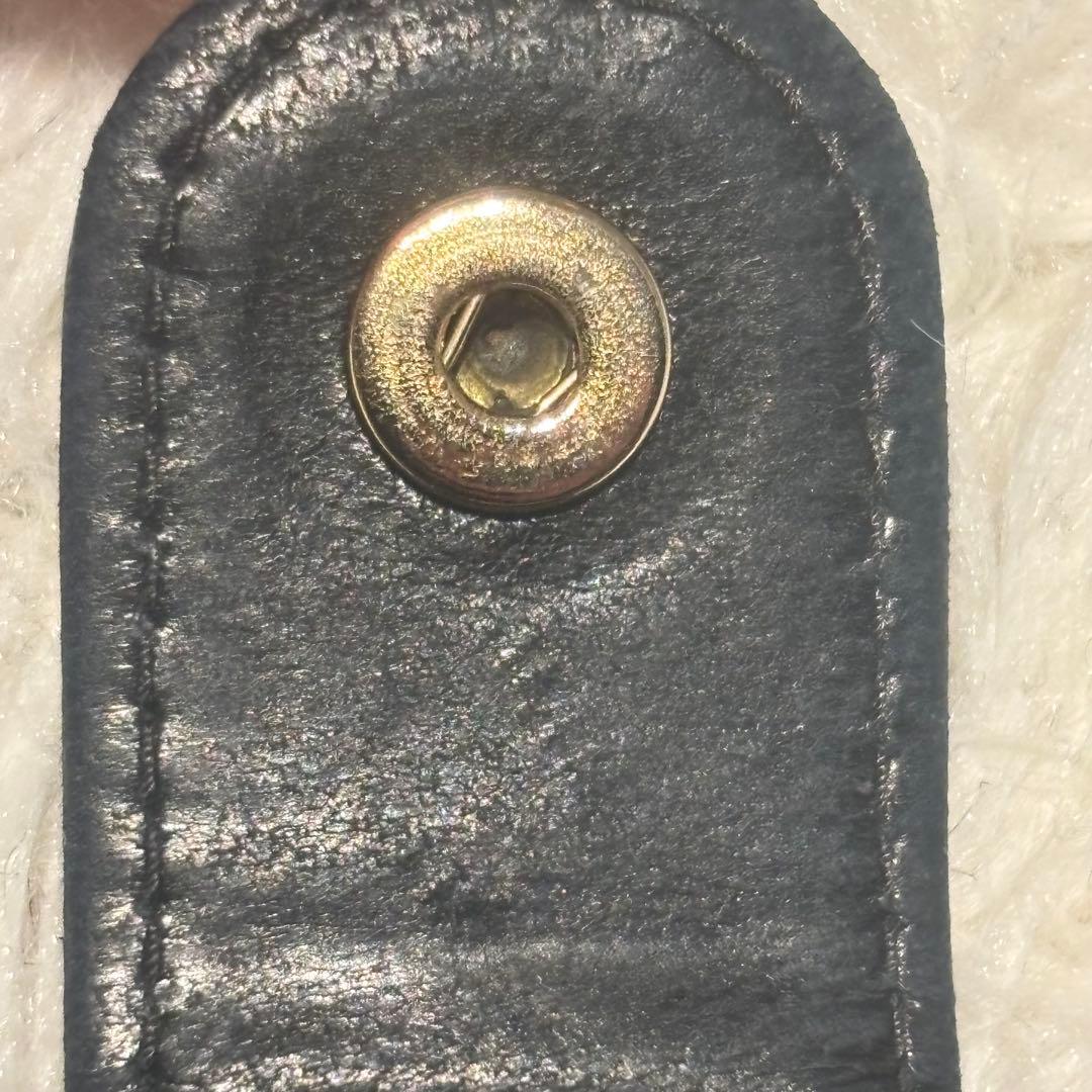 シャネル ココマーク 二つ折り財布 がま口　ブラック