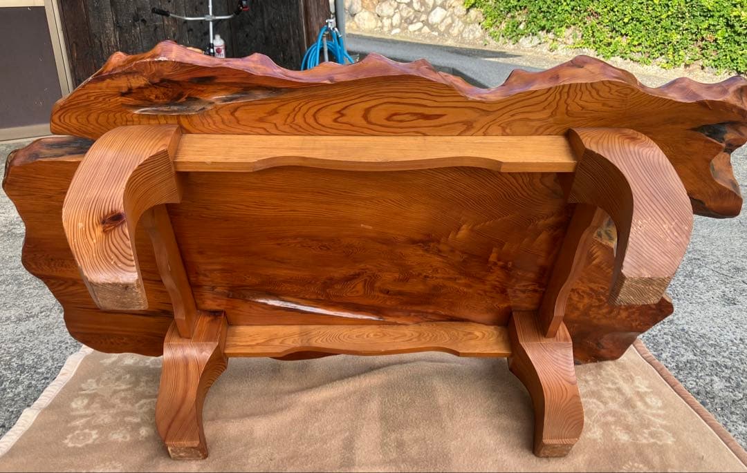 カカオ様】一枚板 天然木 ローテーブル 130cm幅