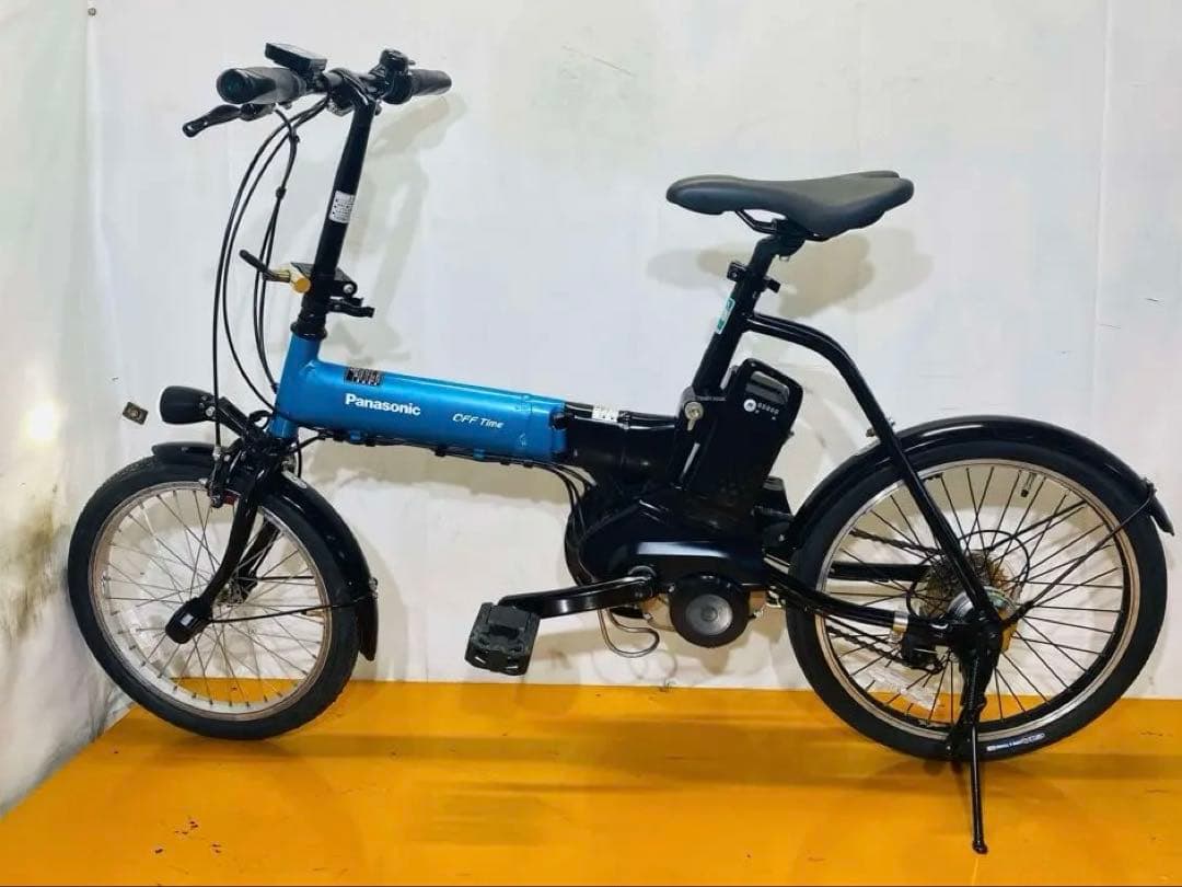 送料無料 条件付き パナソニック折り畳み式 前18/後20型 電動自転車