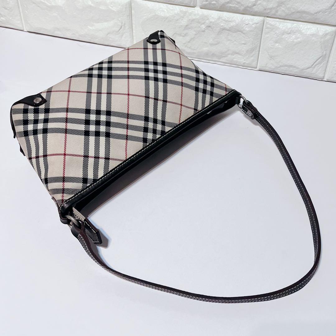 【希少 美品】バーバリーブルーレーベル ノバチェック 2way ショルダーバック