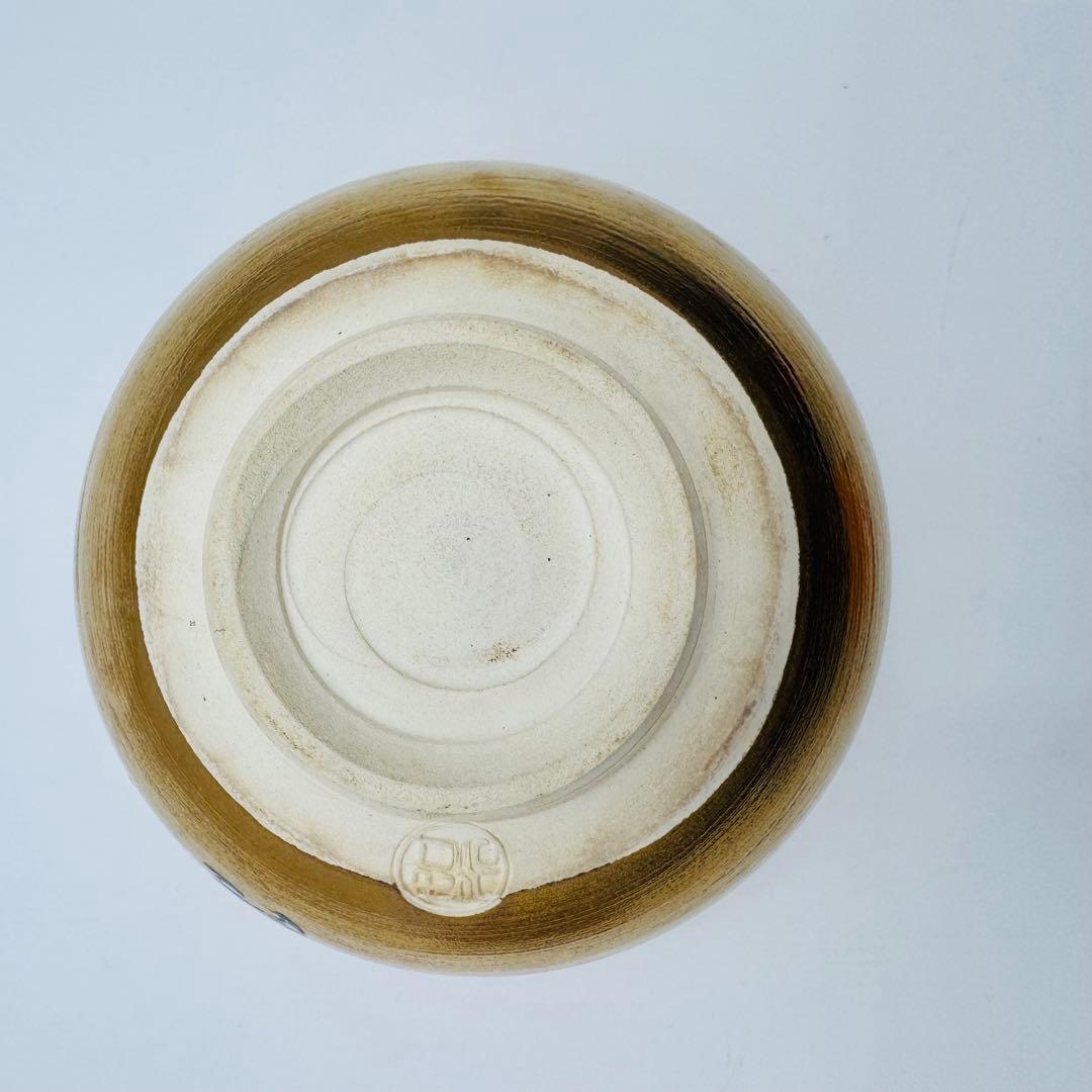 京焼 加藤如水 琳派金地元禄舞図 金蘭茶碗 共箱】茶道具 骨董