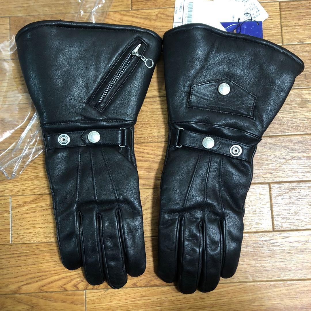 新品ショット 定価27500 カウハイドレザーグローブ