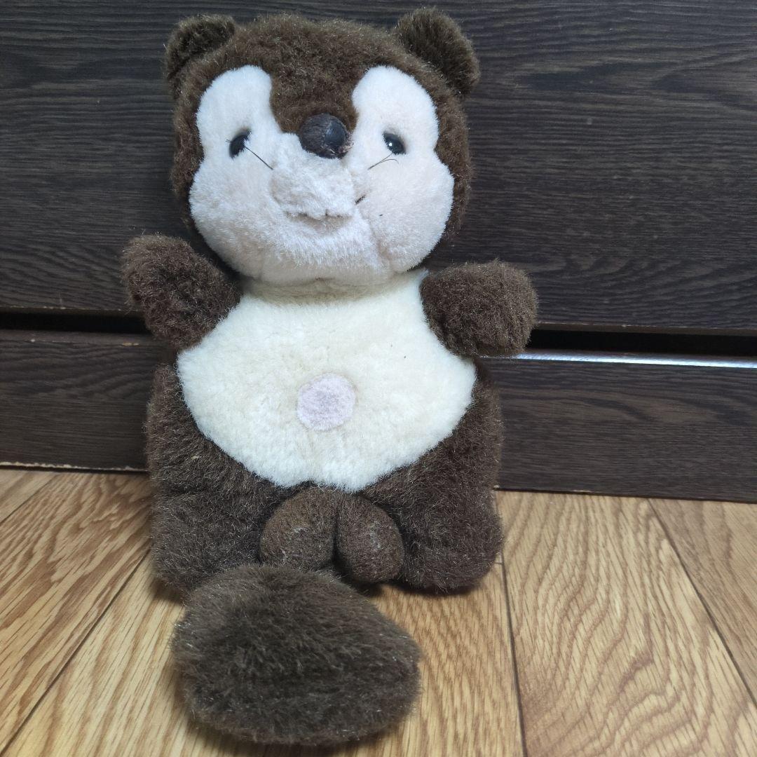 ファースト社 たぬき たま吉 玉吉 昭和レトロ ぬいぐるみ タマキチ