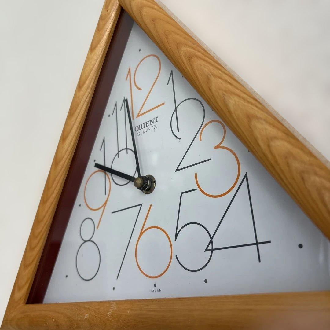 3yen様　ORIENT トライアングル CLOCK ポストモダン　80s