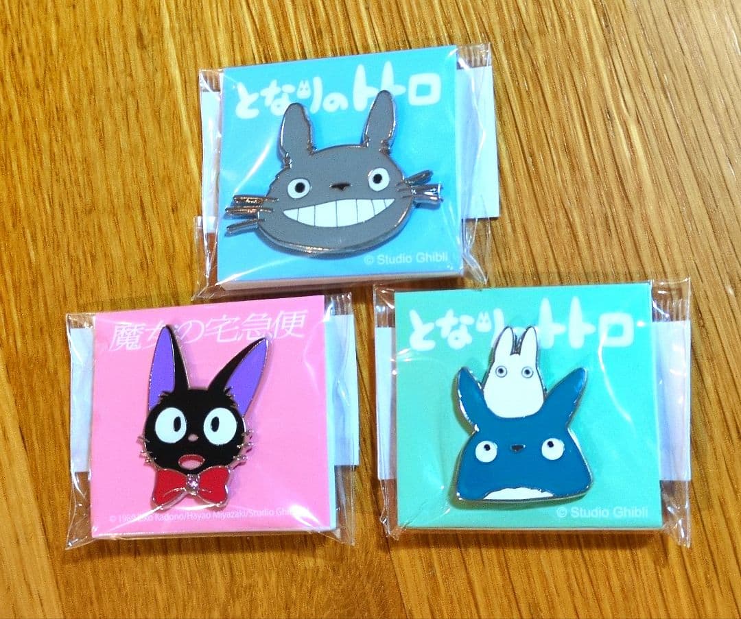 スタジオジブリ ピンバッジ 3個セット - メルカリ