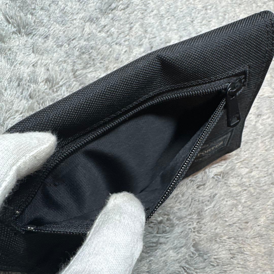 美品/限定】PORTER ポーター パスポートケース 折り財布 ブラック 黒