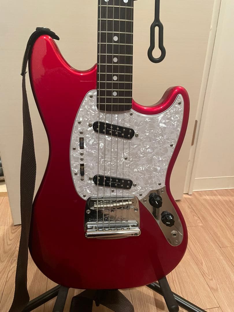 Fender Mustang 赤 セイモア・ダンカン シングルハム fender japan
