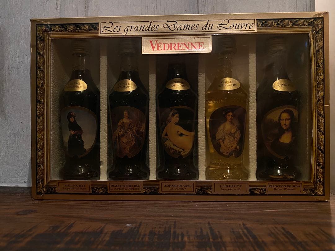 フランス VEDRENNE ルーヴル名画リキュール 5本セット フランス VEDRENNE ルーヴル名画リキュール 5本セット - メルカリ