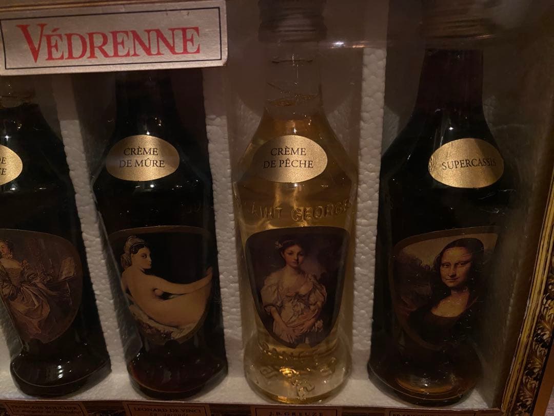 フランス VEDRENNE ルーヴル名画リキュール 5本セット - メルカリ