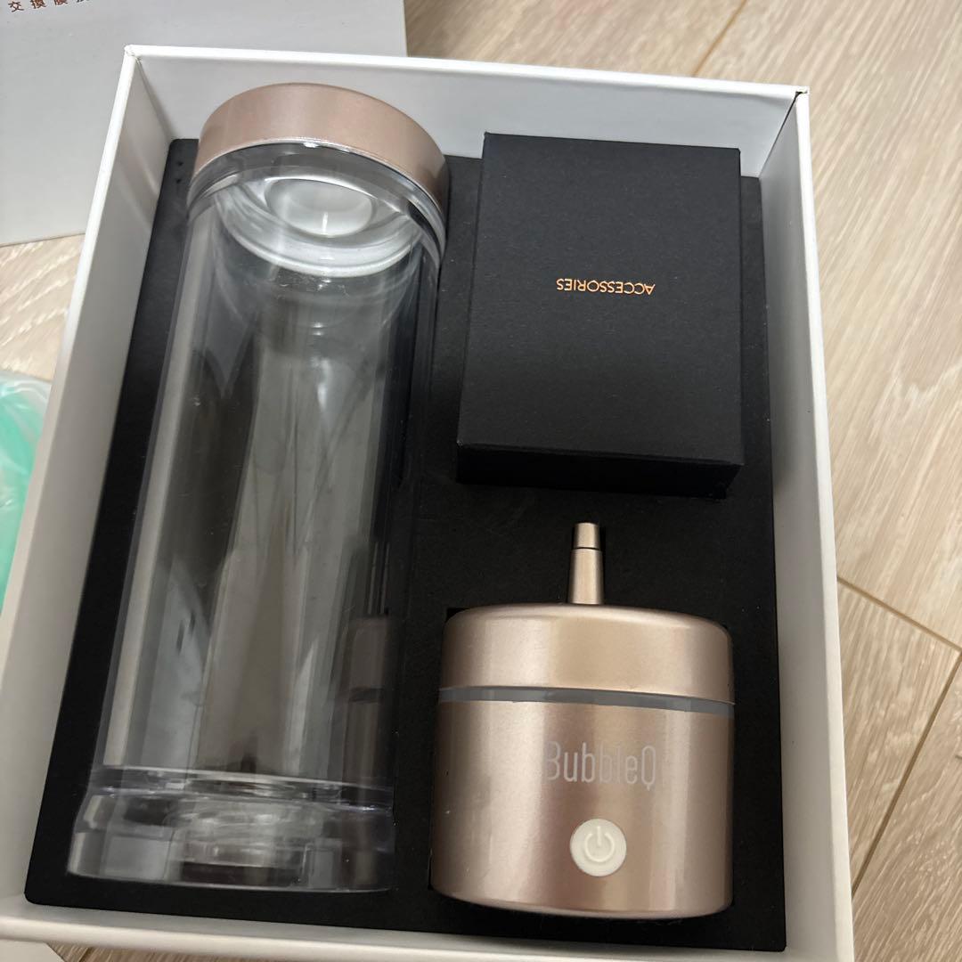 BubbleQ 携帯型 水素生成機 nanokoゴールド水素ガス 水素水 楽天市場