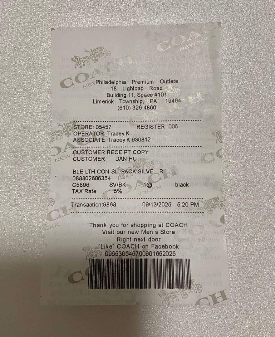 【新品未使用】COACH コーチ 二つ折り財布 ブラック