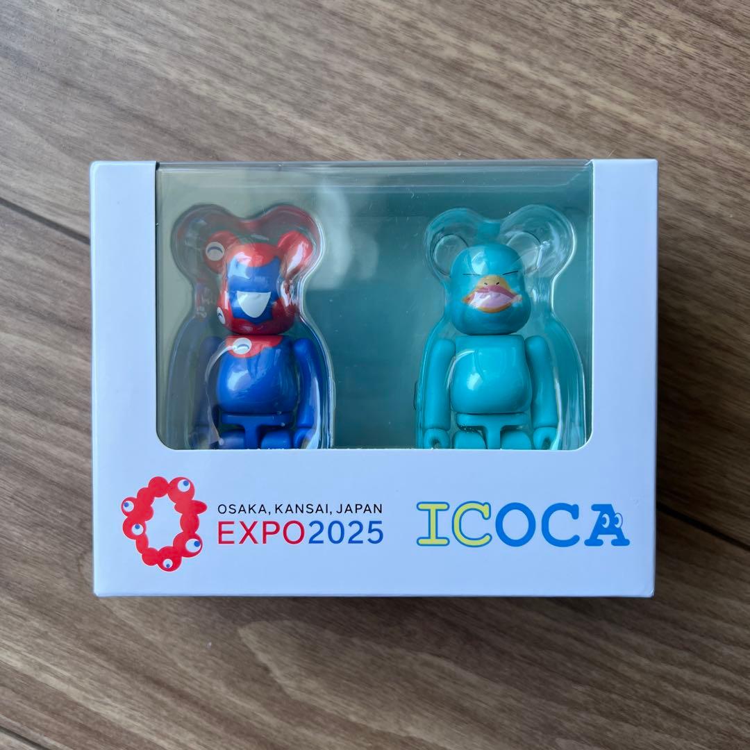 ICOCA 新品！関西万博会場限定！ベアブリックBE@RBRICK ミャクミャク