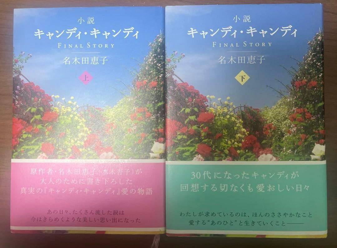 絶版・初版・帯付き】小説 キャンディ・キャンディ上下巻セット